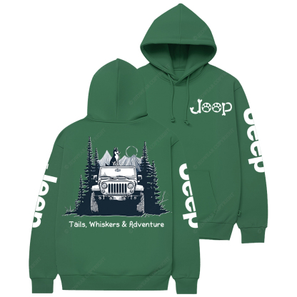 Tails Whiskers Adventure Jp Casual Hoodie