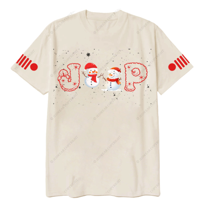 Merry Christmas Snowman Jp T-Shirt
