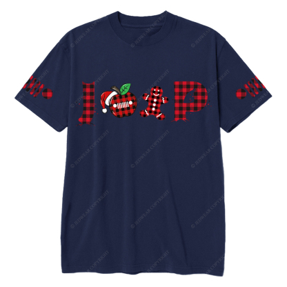 Merry Christmas Apple Gingerbread Man Jp T-Shirt