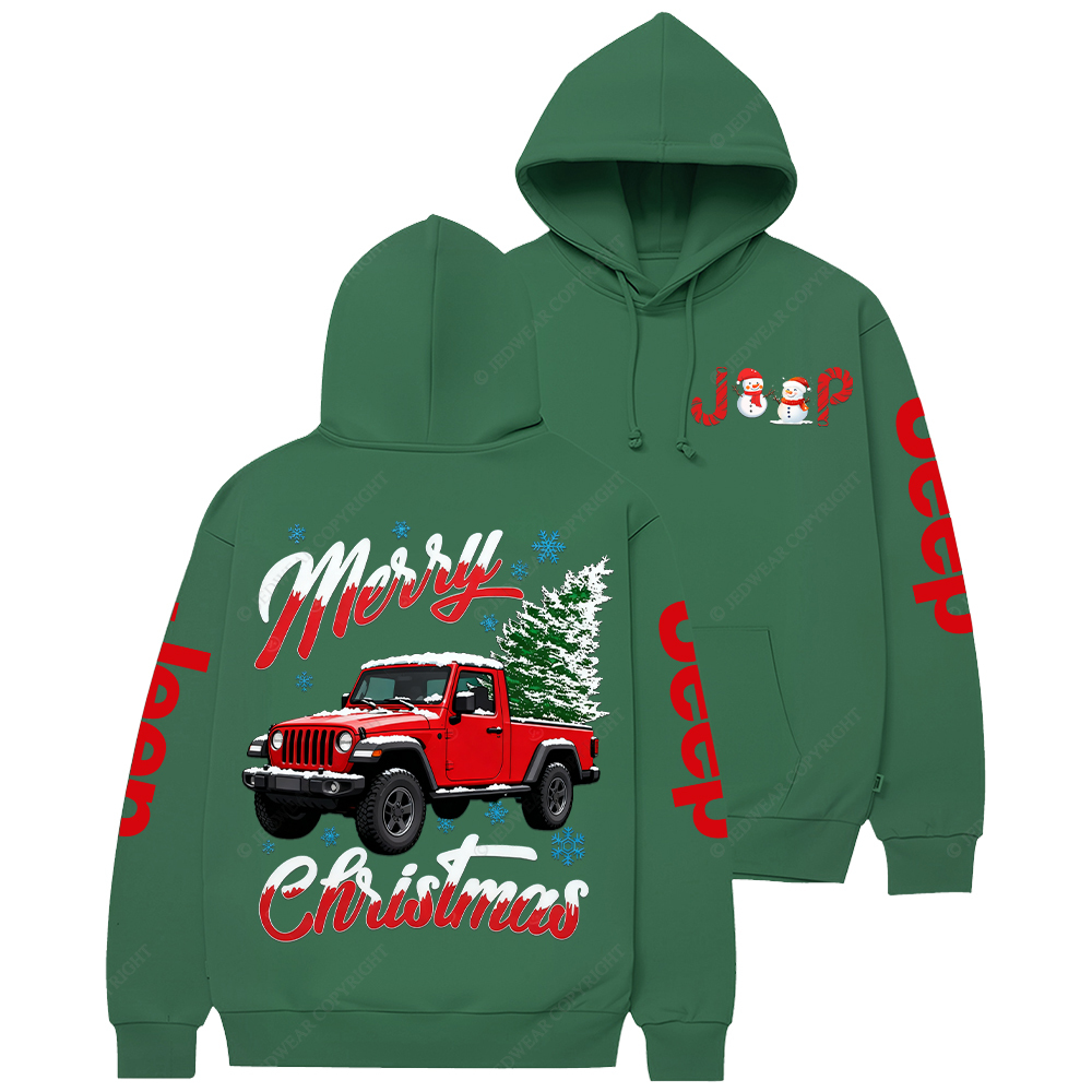 Merry Christmas And Tree Jp Casual Hoodie