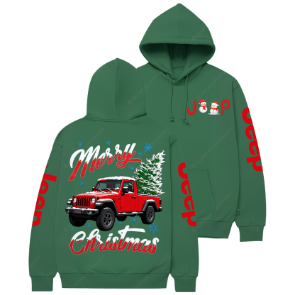 Merry Christmas And Tree Jp Casual Hoodie