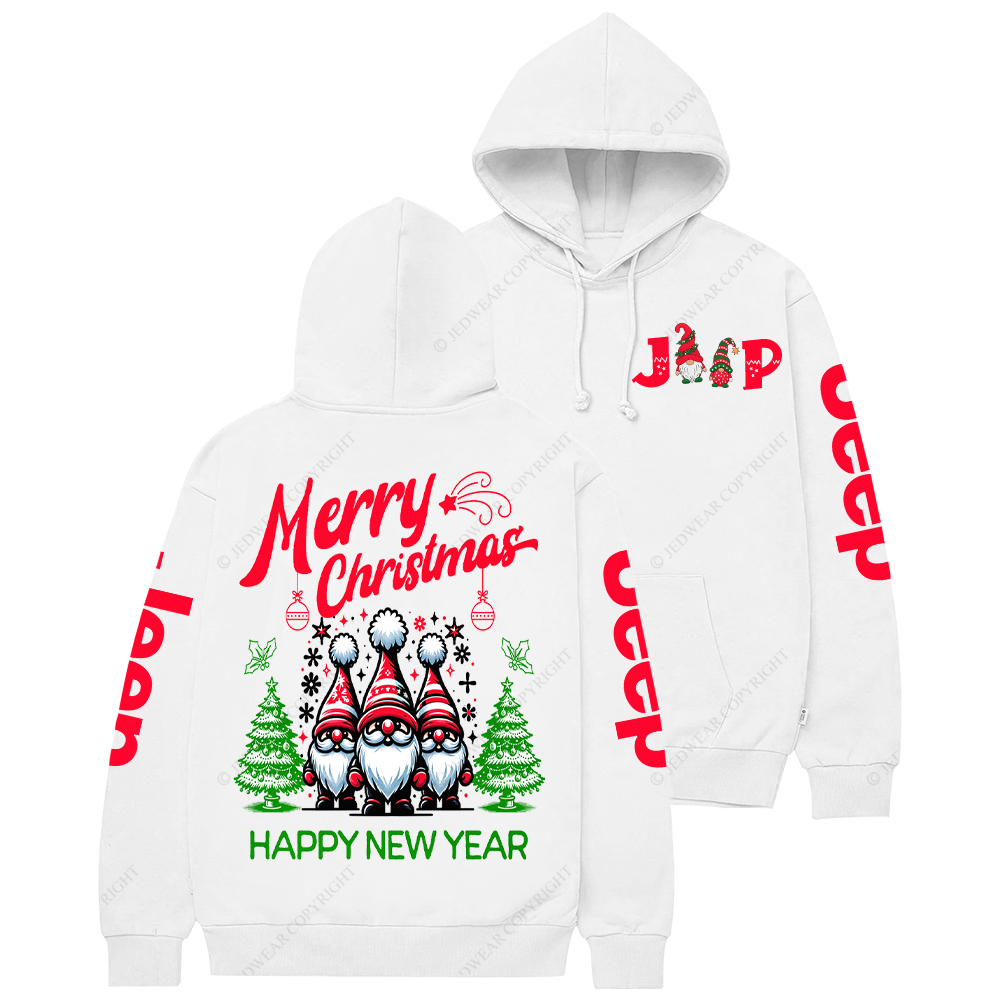 Christmas Gnomes Greeting Jp Casual Hoodie