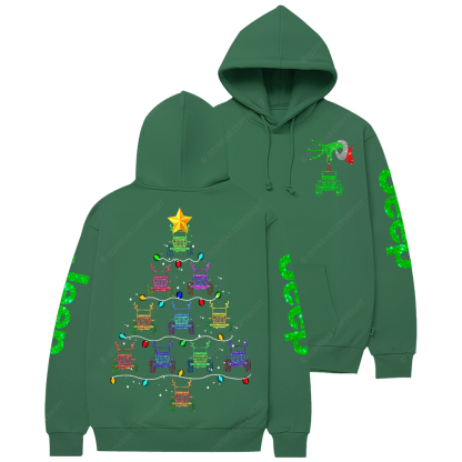 Bling Car Merry Christmas Jp Casual Hoodie