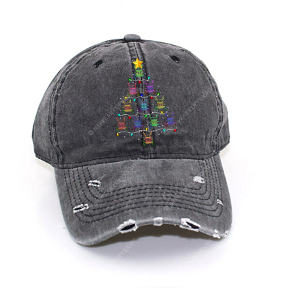 Bling Car Merry Christmas Jp Baseball Cap