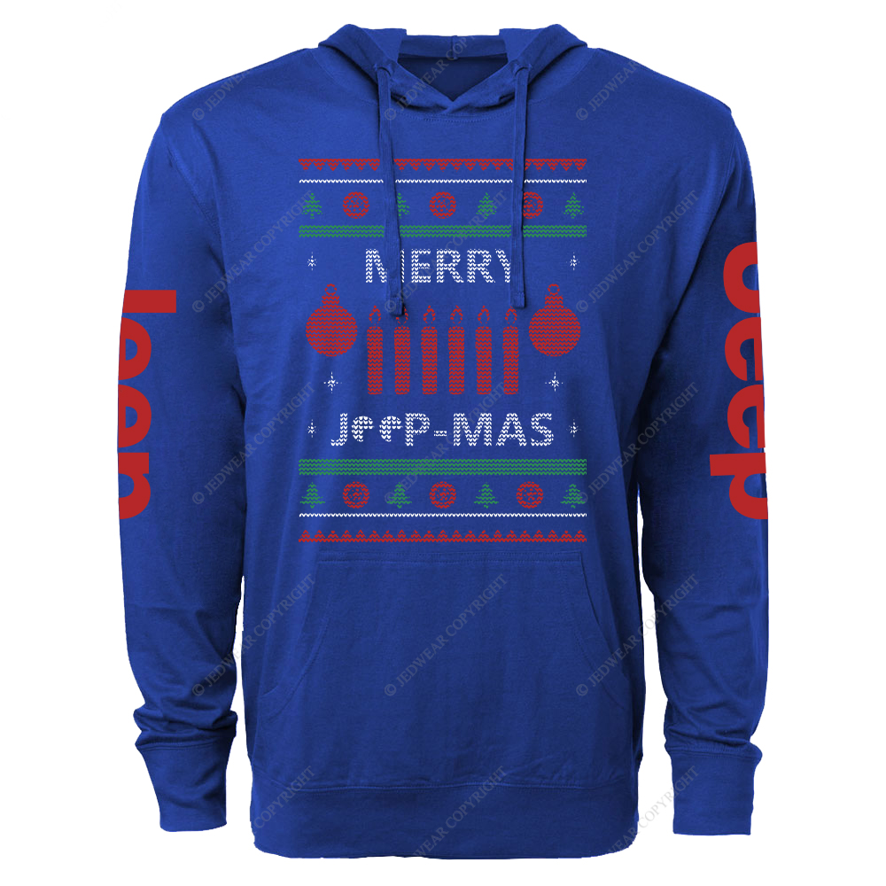Ugly Merry Christmas Jp Oversized Lightweight Hoodie   