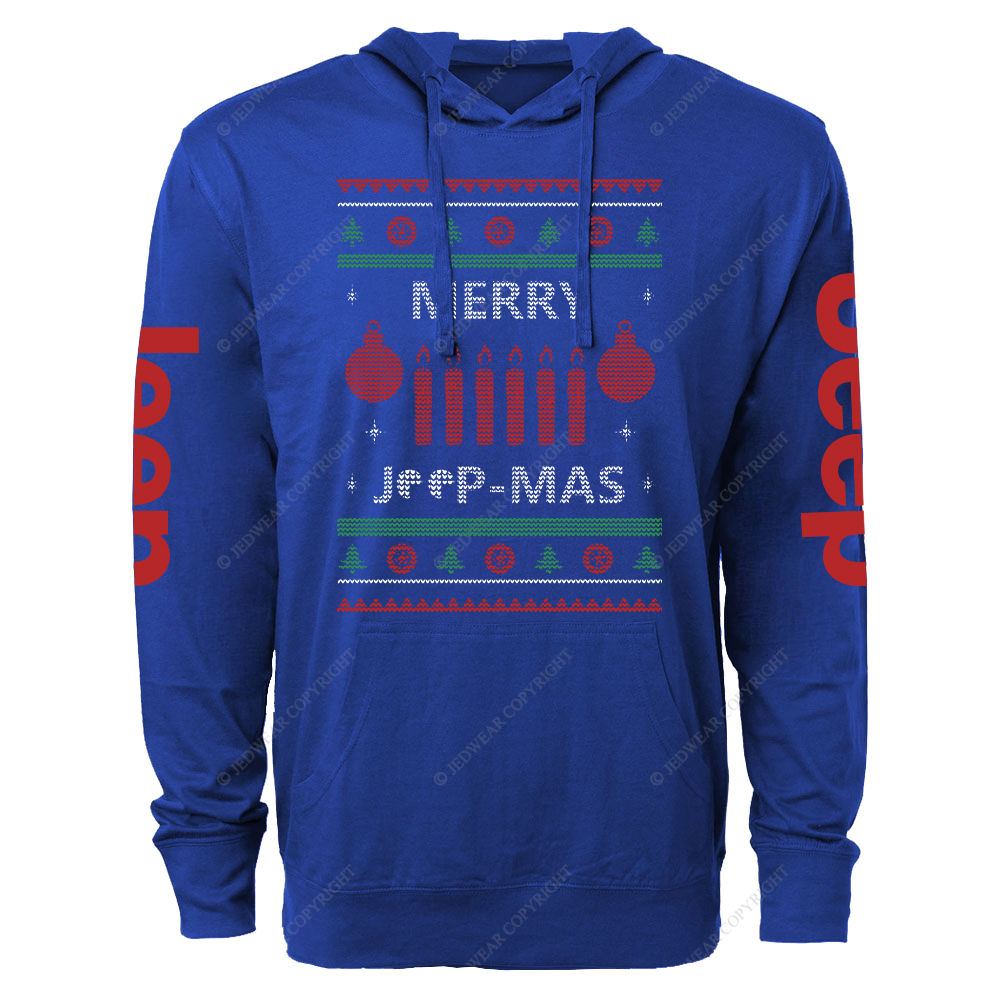 Ugly Merry Christmas Jp Oversized Lightweight Hoodie   
