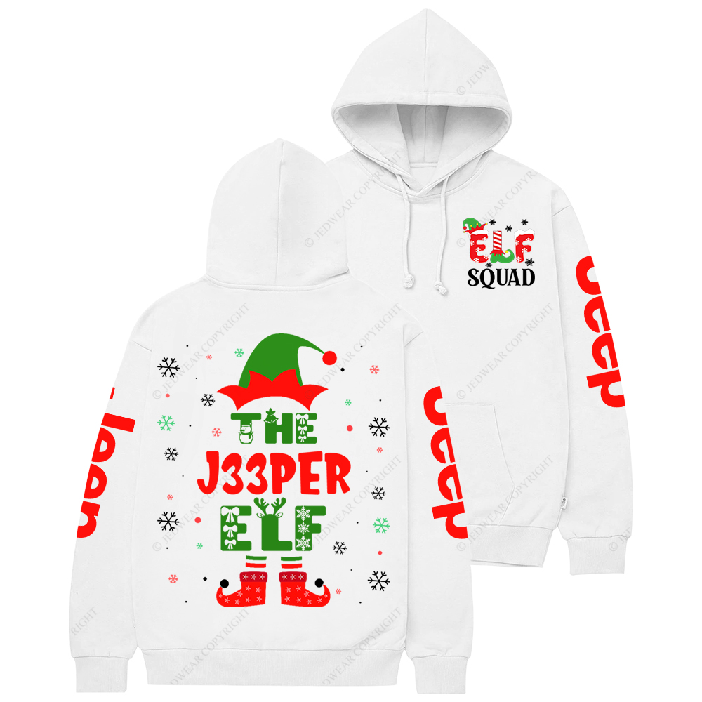 Elf Squad Christmas Jp Casual Hoodie