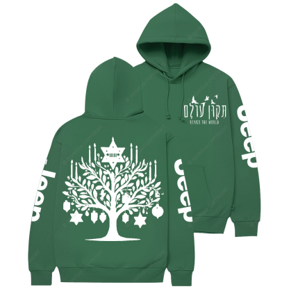 Happy Hanukkah Jewish Holiday Religious Jp Casual Hoodie