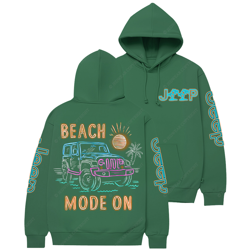 Beach Mode On Jp Casual Hoodie