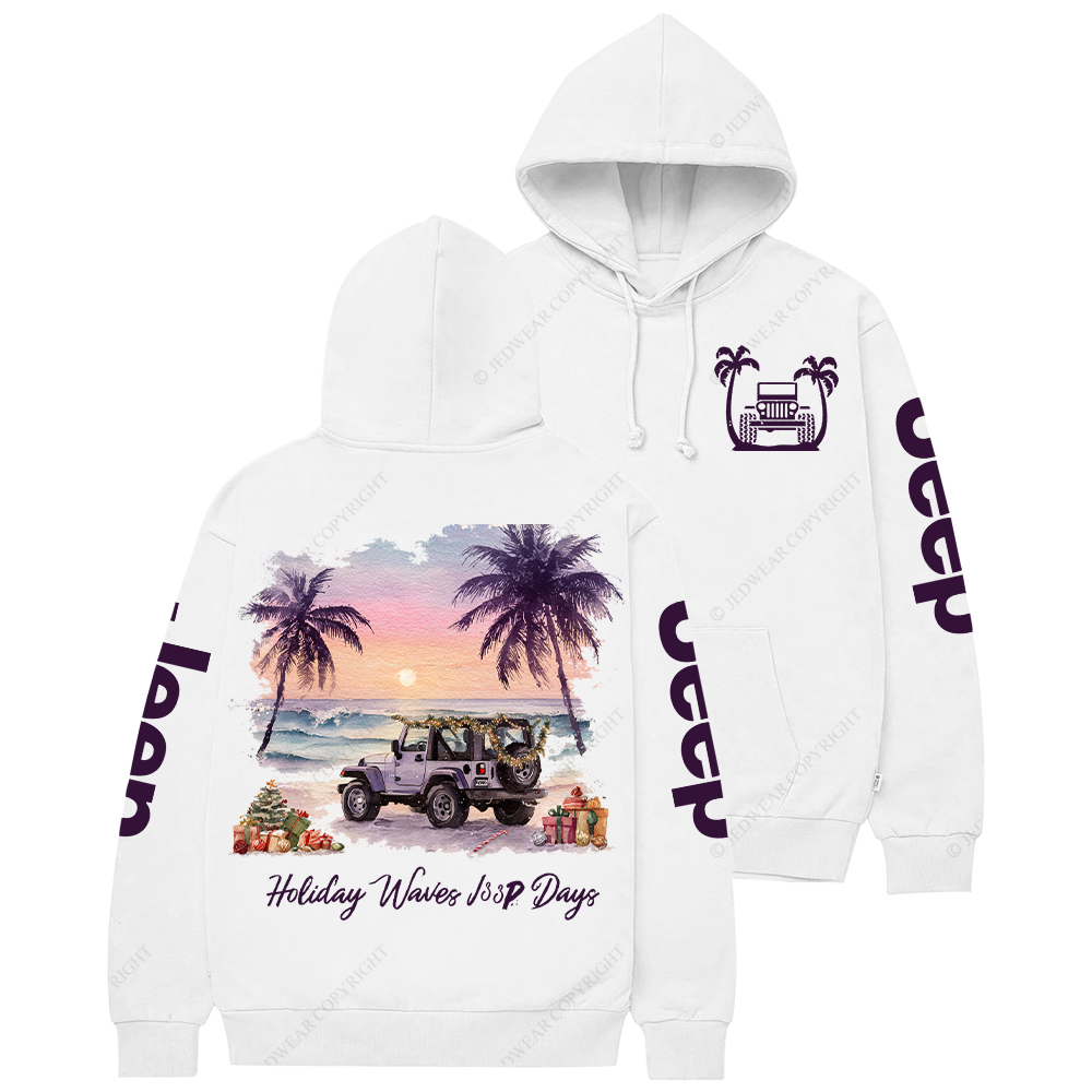 Holiday Waves Car Days Jp Casual Hoodie
