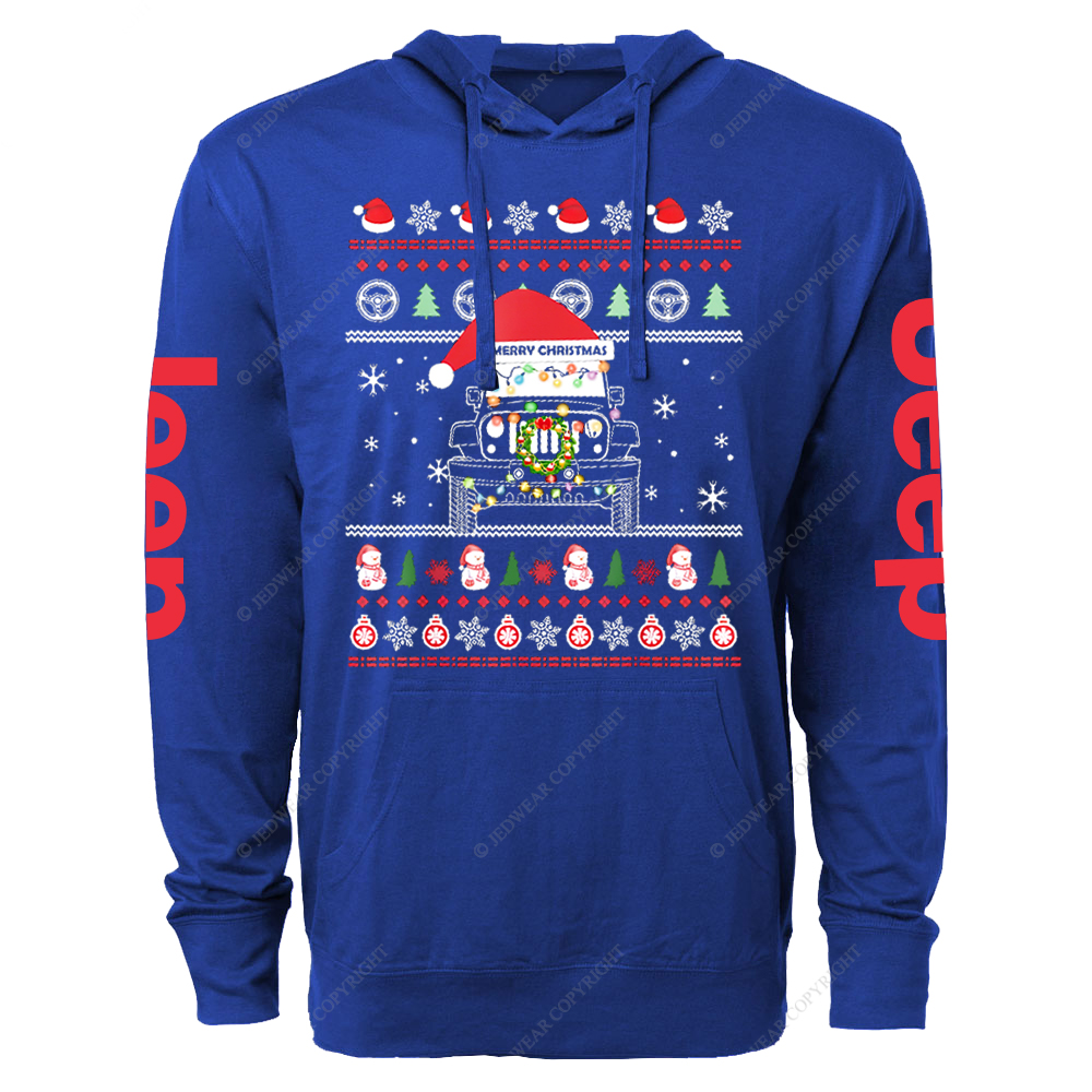 Ugly Merry Christmas  Jp Oversized Lightweight Hoodie   