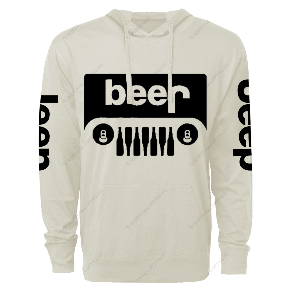 Funny Retro Beer Jp Oversized Lightweight Hoodie   
