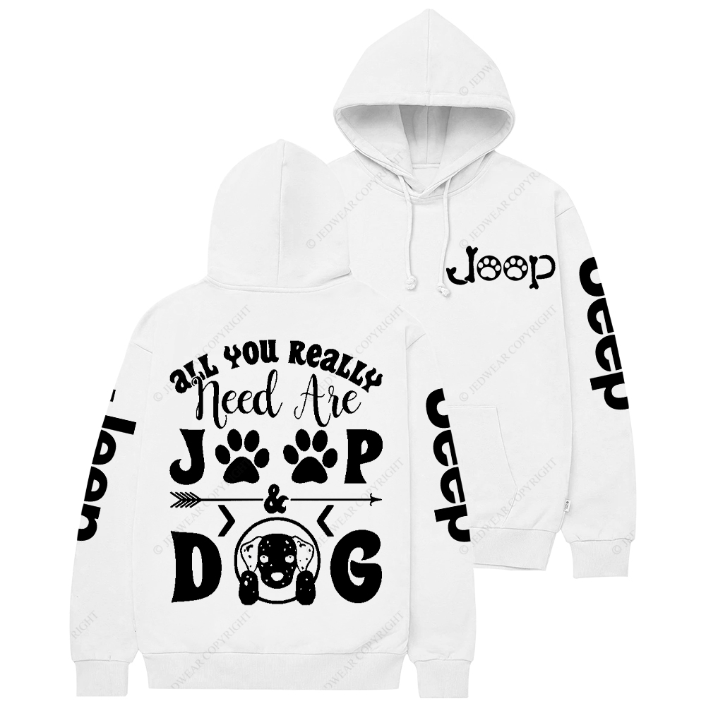 All You Really Need Are Car Dog Jp Casual Hoodie