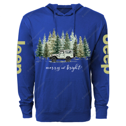 Merry And Bright Jp Oversized Lightweight Hoodie   