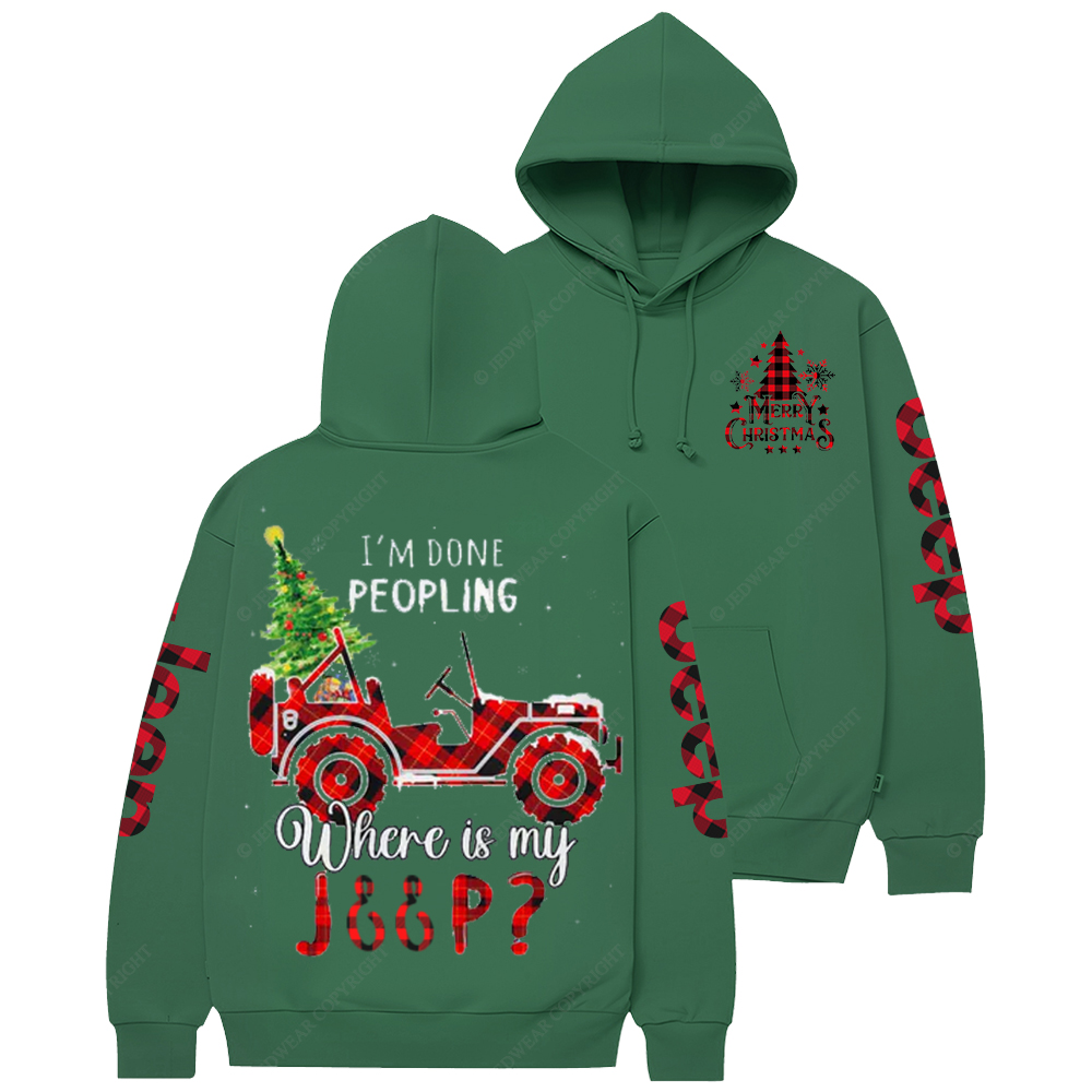 I'm Done Peopling Where Is My Jp Casual Hoodie