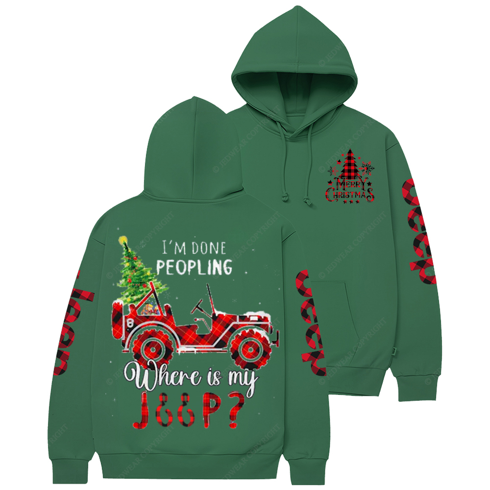 I'm Done Peopling Where Is My Jp Casual Hoodie