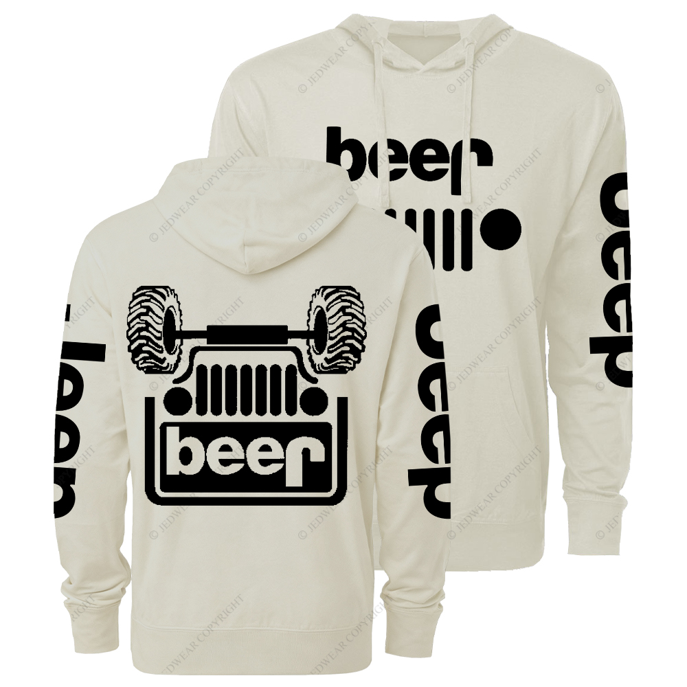 Funny Retro Beer Lover Jp Oversized Lightweight Hoodie   