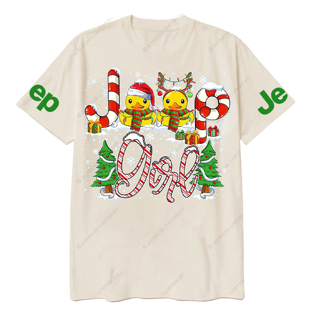 Duck Christmas Girl Jp T-Shirt