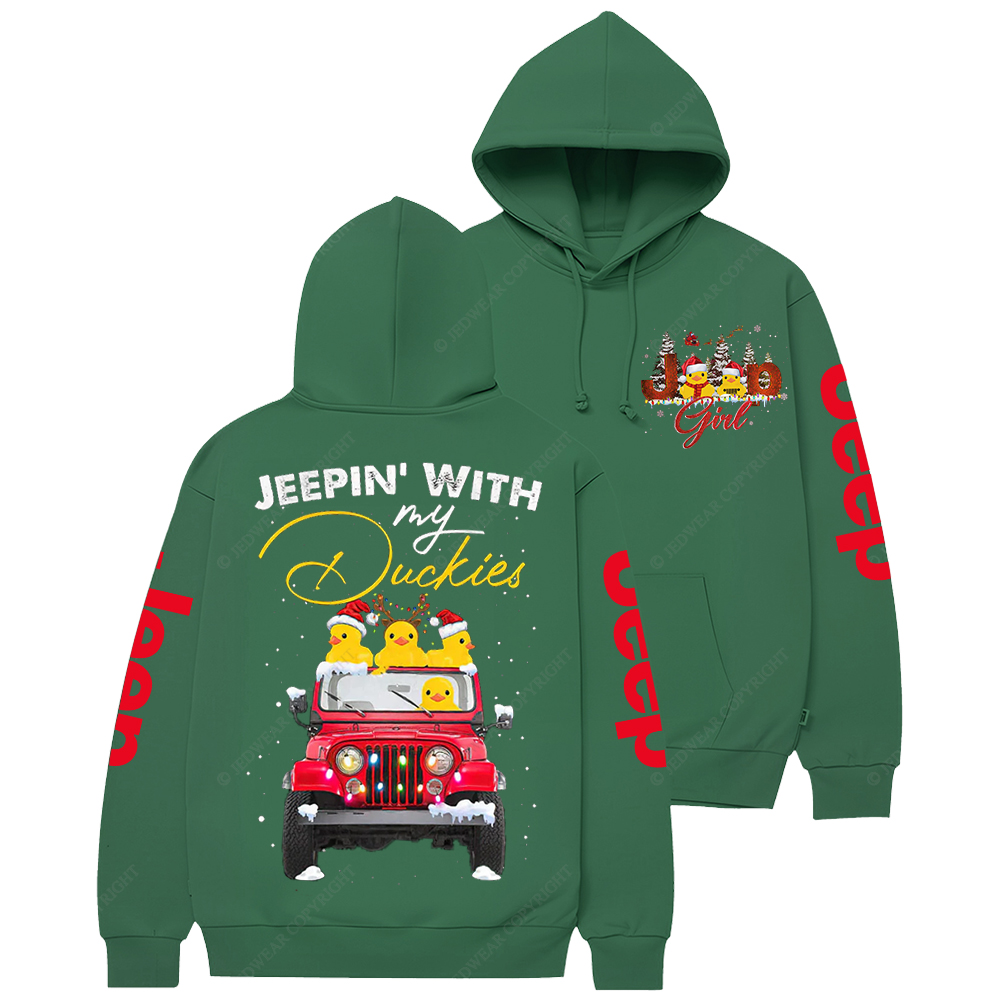 Duckies Jp Christmas Jp Casual Hoodie