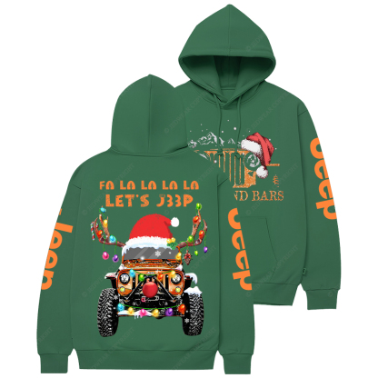 Merry Christmas Fa La La La La Let’s Jp Casual Hoodie