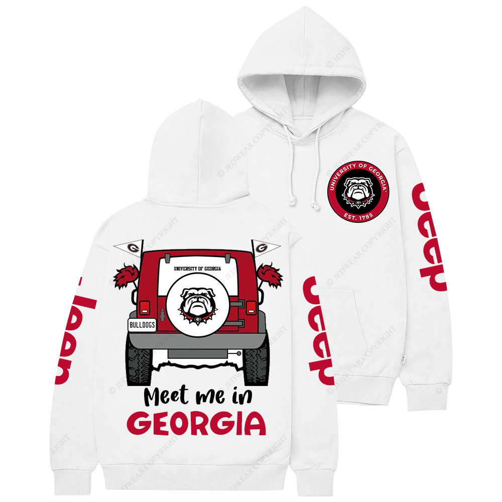 Georgia Bulldogs Football Jp Casual Hoodie