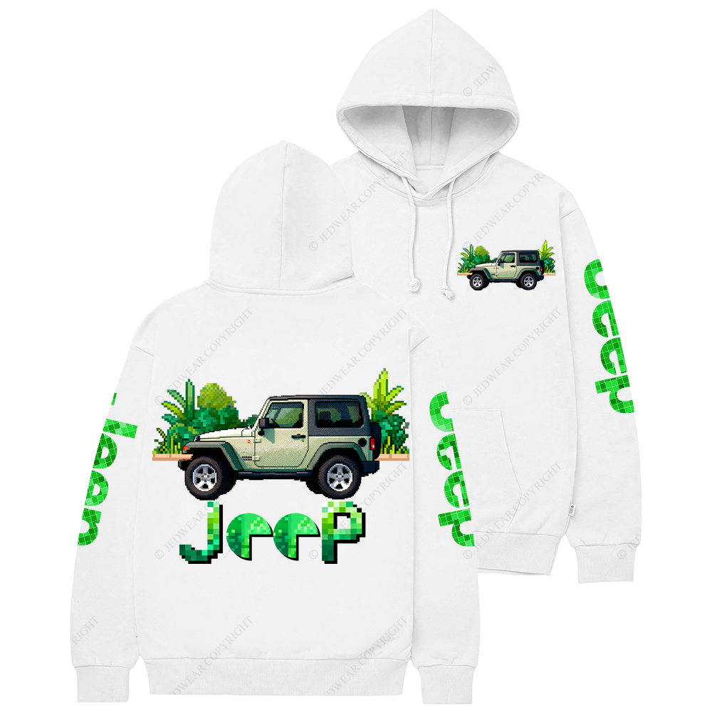 Pixel Outdoor Off-Road Vehicle Jp Casual Hoodie