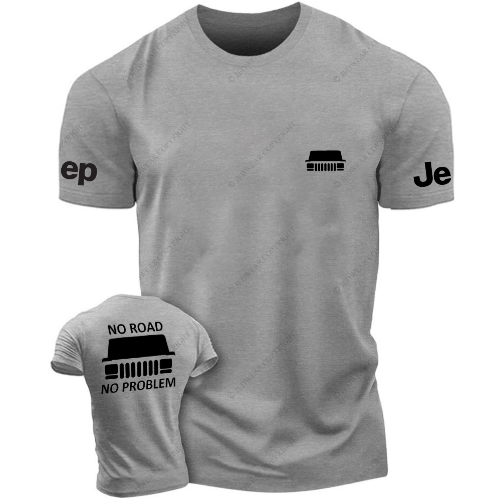 NO Road No Problem Front And Rear Design JP T-Shirt