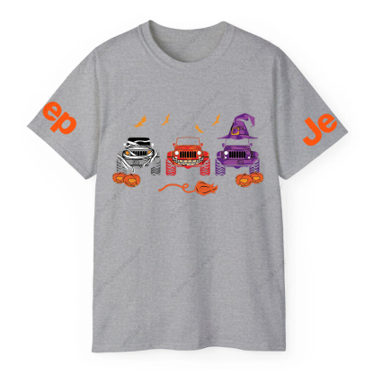Jp Pumpkin Halloween Skull Bat Clown T-Shirt