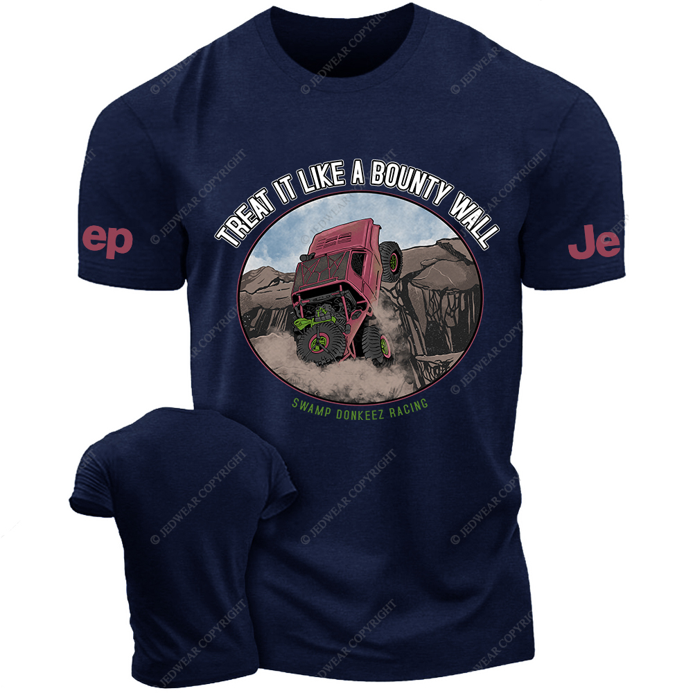 Treat It Like A Bounty Wall Swamp Donkeez Racing Jp T-Shirt