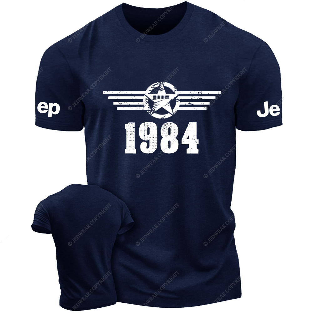 XJ Military Star Rectangle Time Since 1984  Jp T-Shirt