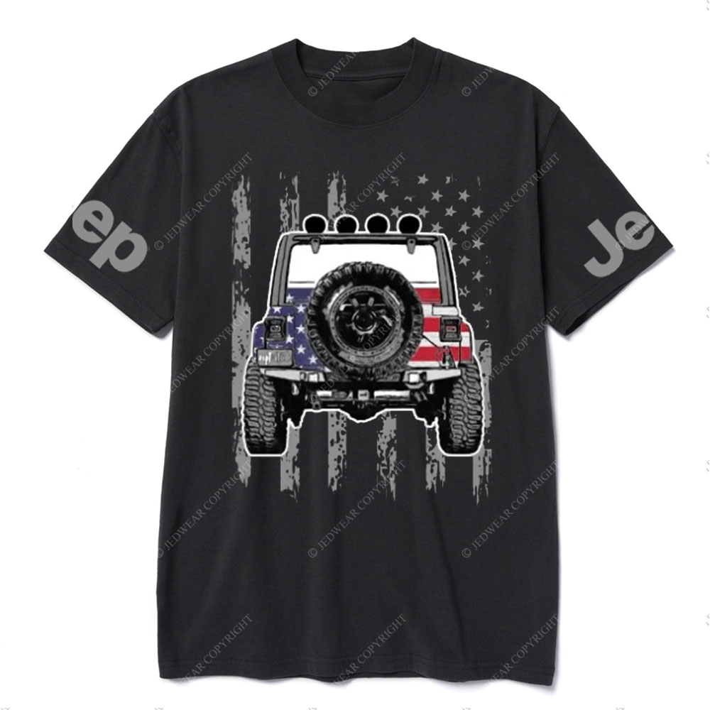 Jp Wrangler US Flag Jp Lover T-Shirt