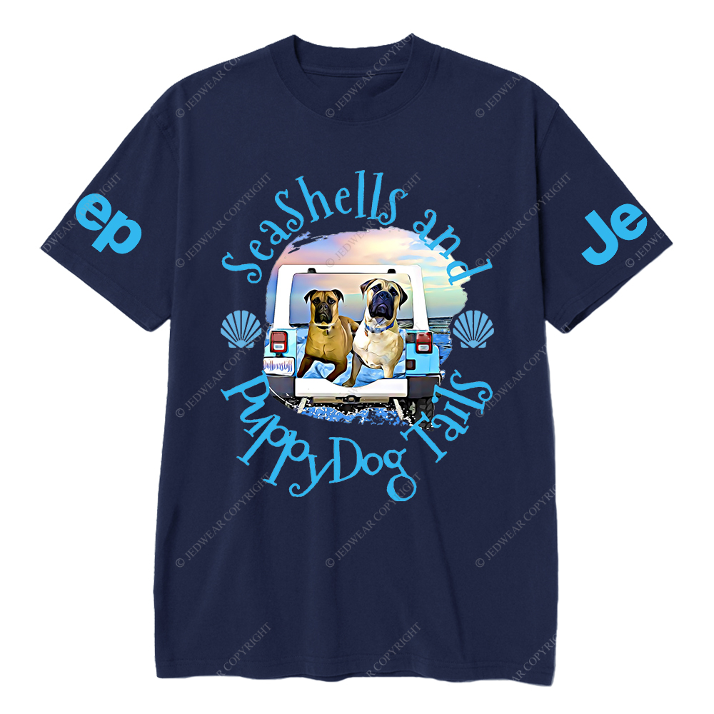 SeaShells And Puppy Dog Tails Jp T-Shirt