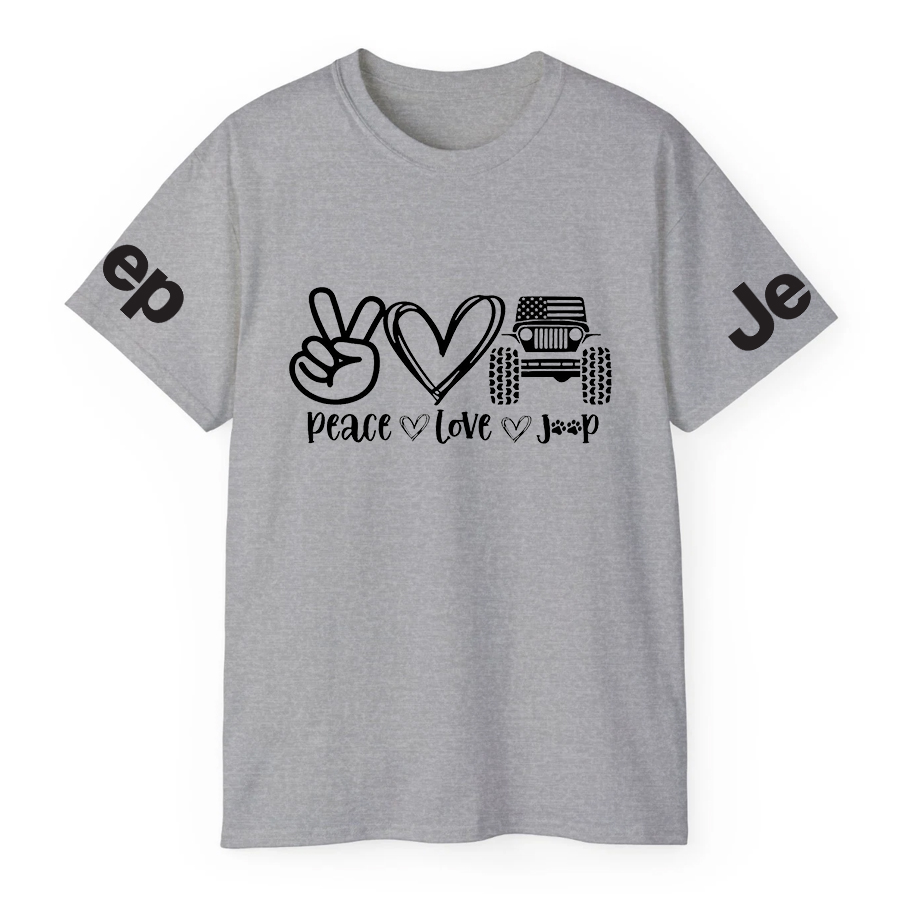 Love and Peace and Cars Jp T-Shirt
