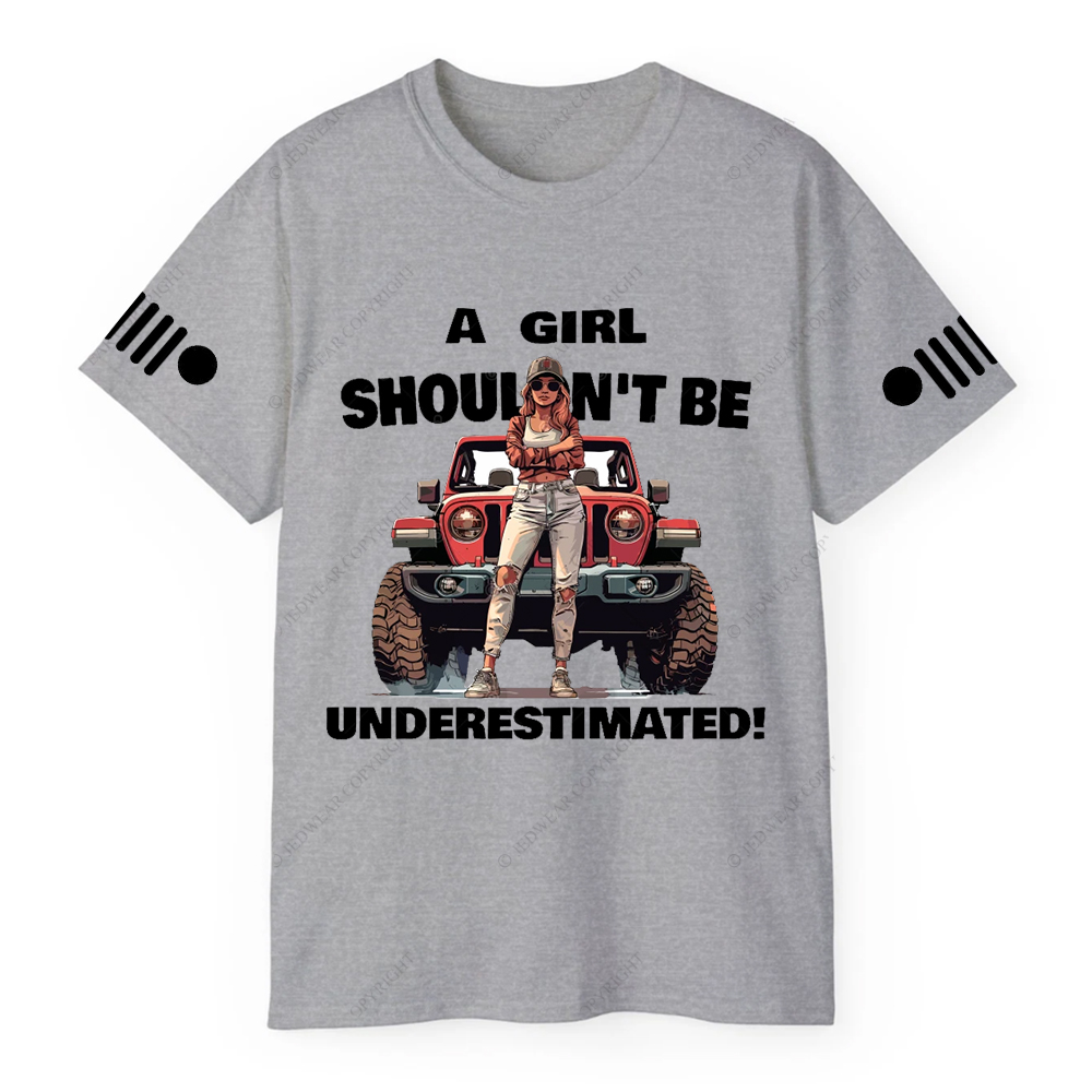 Jp Girl A Girl Shoulen't Be UnderestimatedT-Shirt
