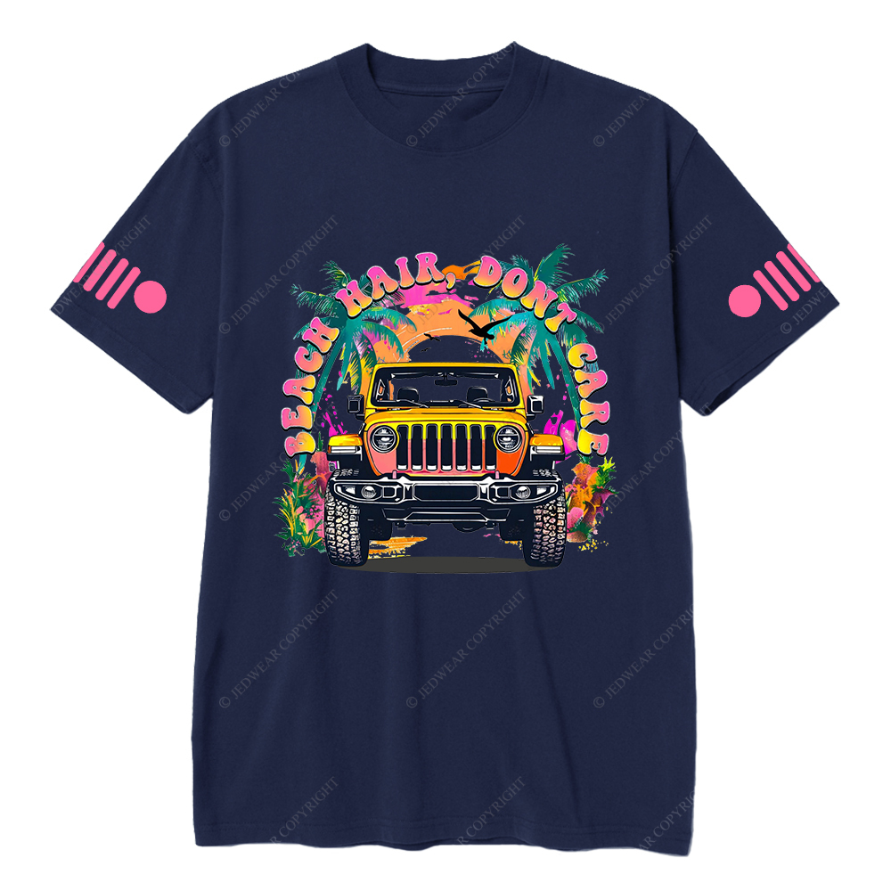 Colorful Beach Hair Don't Care T-Shirt
