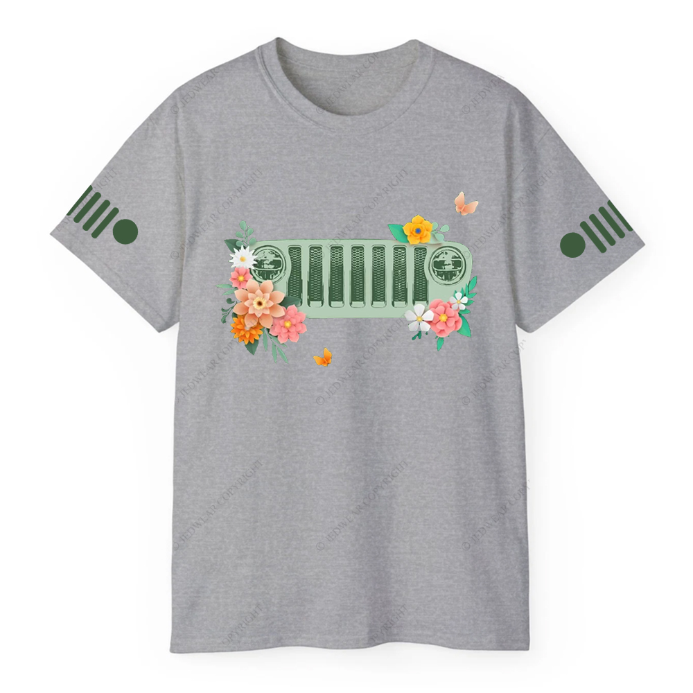 Colorful  Flower Leaves T-Shirt