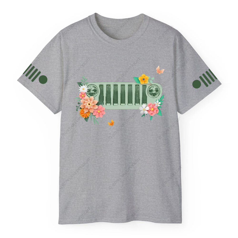 Colorful  Flower Leaves T-Shirt