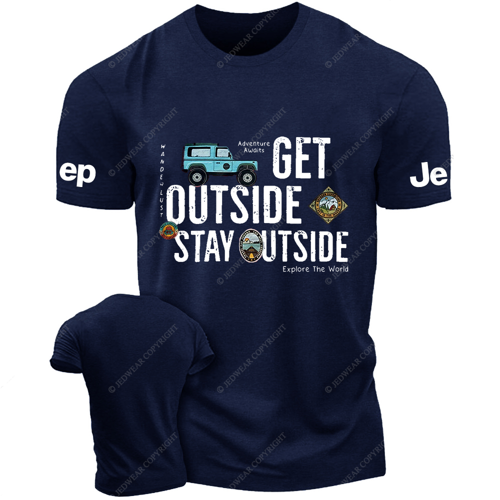 Explore The World Adventure Awaits  Get Outside Jp T-Shirt