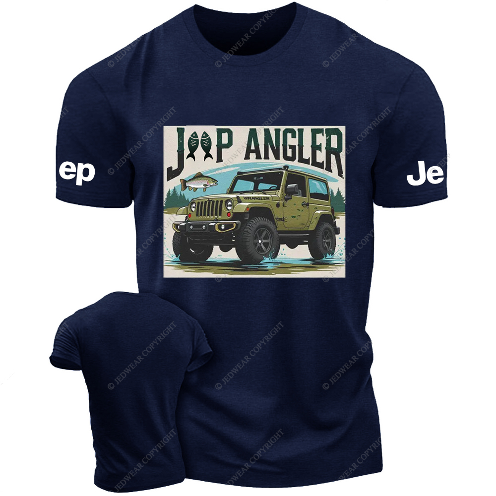 Angler Outside Water Fishing Jp T-Shirt