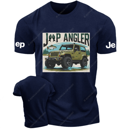 Angler Outside Water Fishing Jp T-Shirt