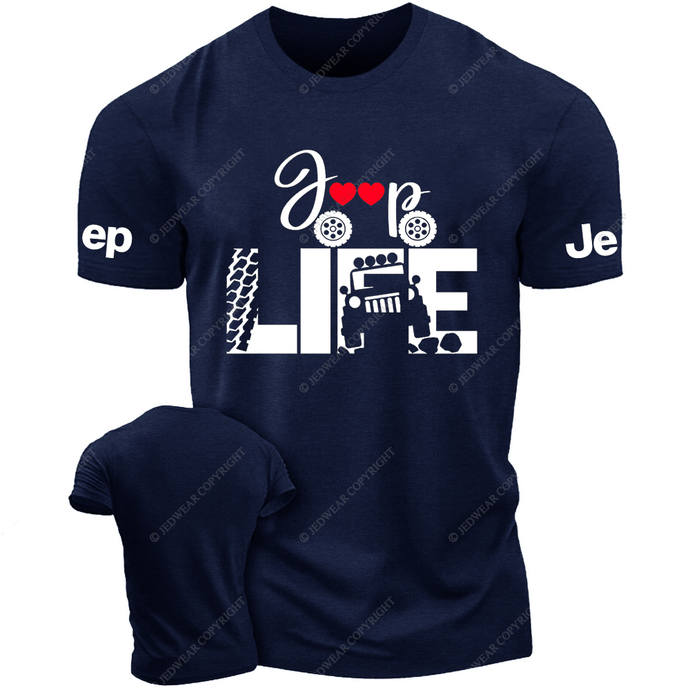 Love Life Wheel Tracks Jp T-Shirt