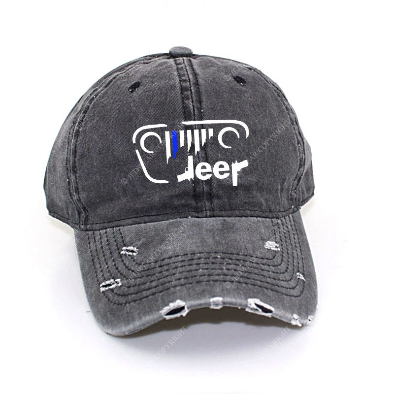 Police Cordon Gun The Blue Line Jp Baseball Cap