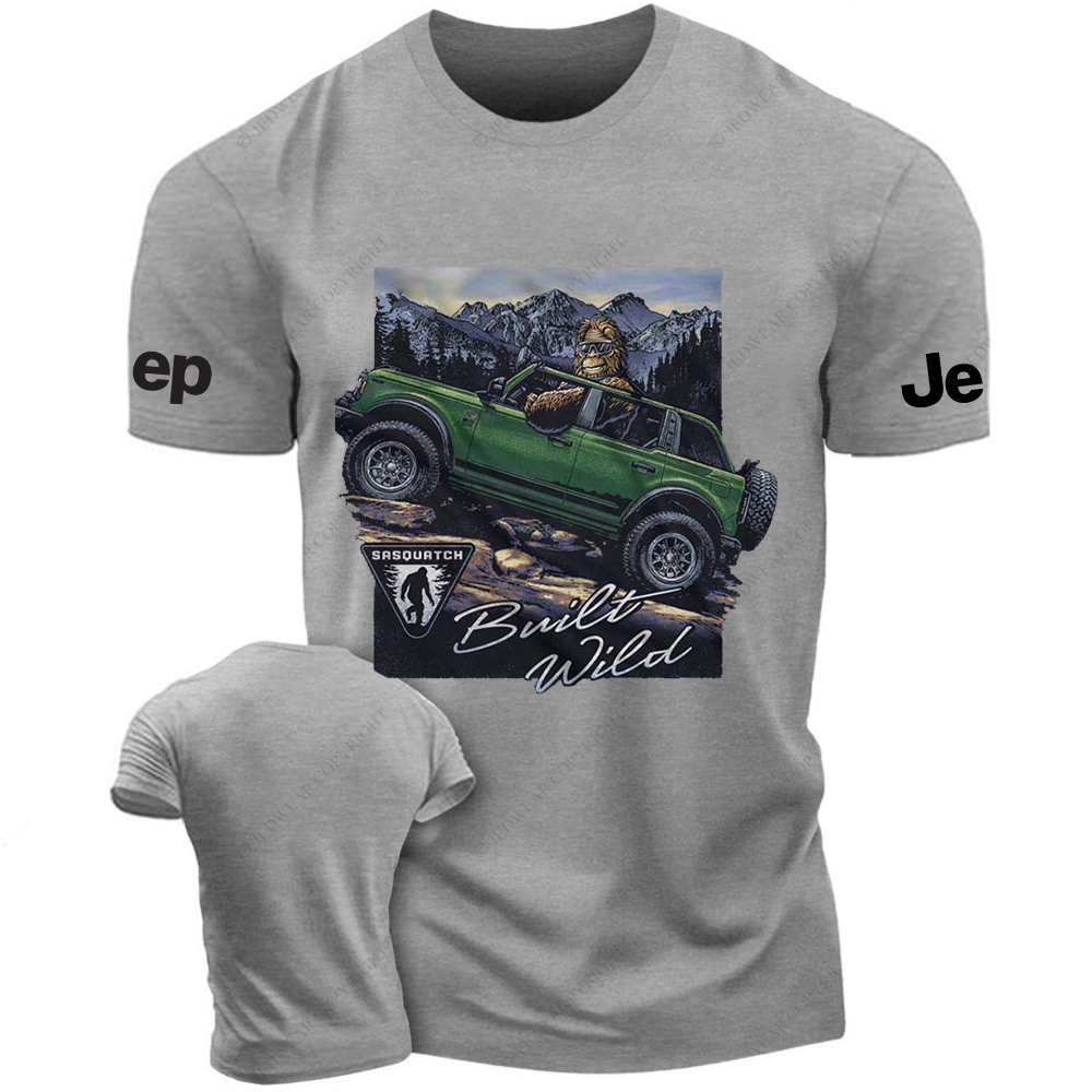 Built Wild Primitive People Driving Jp T-Shirt