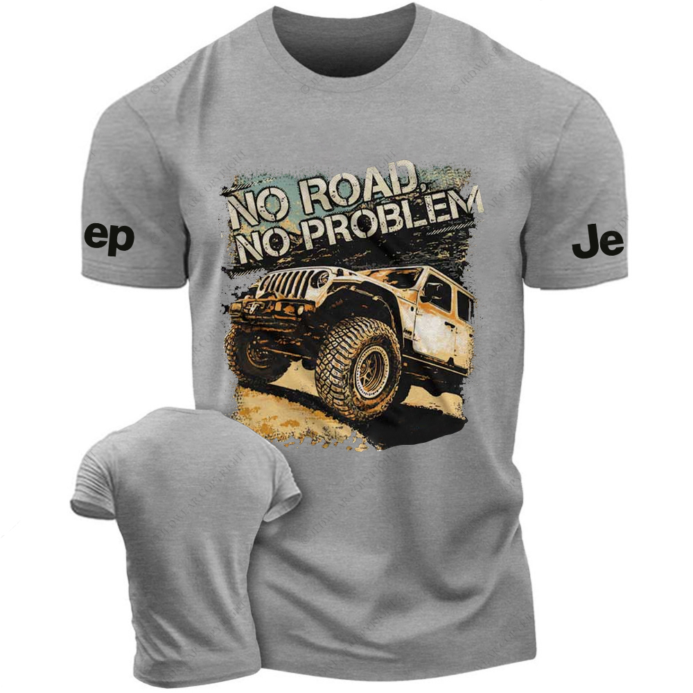 NO Road No Problem Off-Road Vehicle Driving On The Road Jp T-Shirt