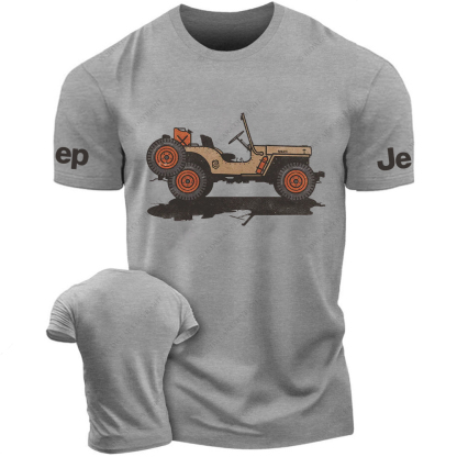 Orange Vintage Dump Truck Willys Jp T-Shirt
