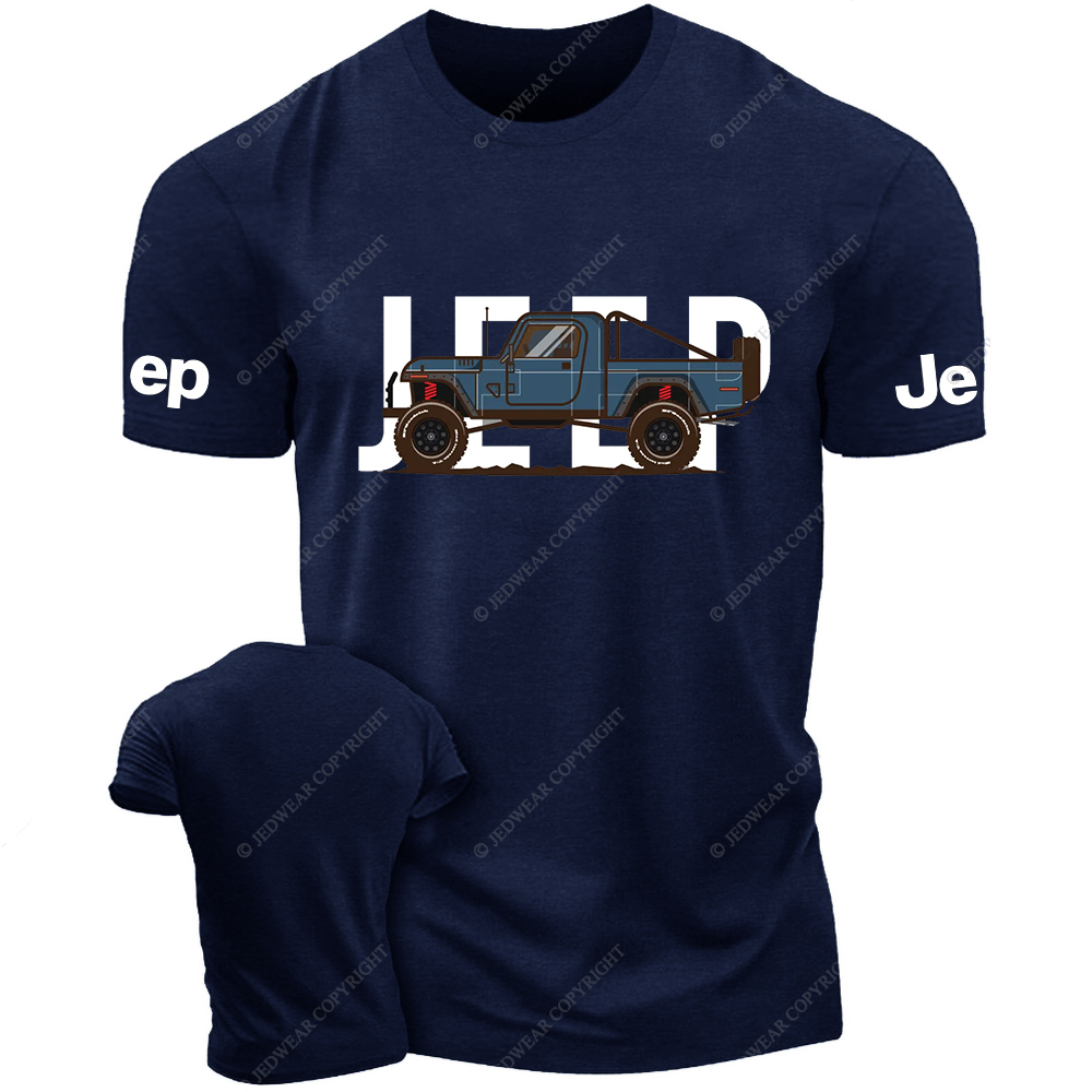 Blue Vintage Dump Truck Retro Style Jp T-Shirt