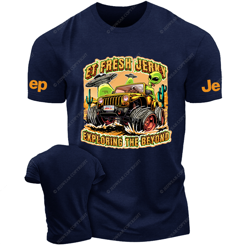 Cartoon Alien ET Fresh Jerky Exploring The Beyond Jp T-Shirt