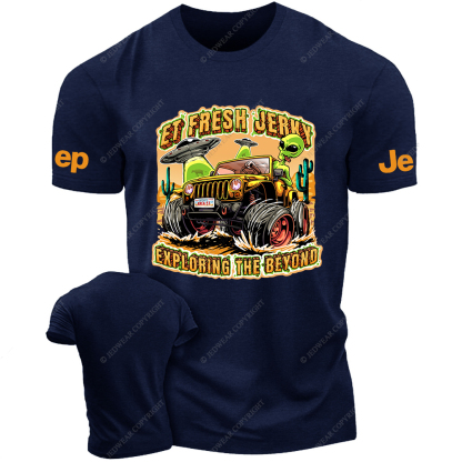 Cartoon Alien ET Fresh Jerky Exploring The Beyond Jp T-Shirt