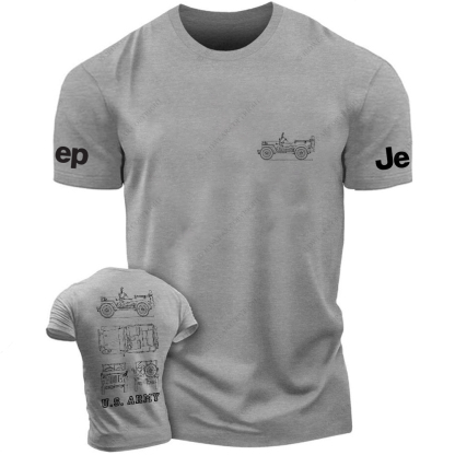 US Army Old Model Line Art Jp T-Shirt