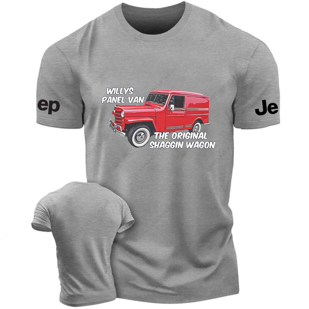 The Original Shaggin Wagon Willys Panel Van Jp T-Shirt